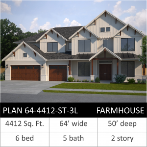 4412 SQFT - PLAN 64-4412-ST-3L FH
