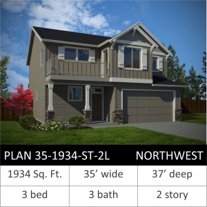 1934 SQFT - PLAN 35-1934-ST-2L NW