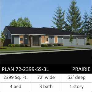 2399 SQFT - PLAN 72-2399-SS-3L PR