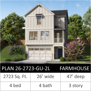 2723 SQFT - PLAN 26-2723-GU-2L FH