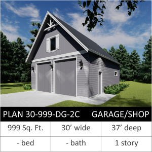 .999 SQFT - PLAN 30-999-DG-2C